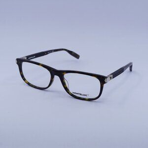 Montblanc MB0036O 003 Eyeglasses Havana 54mm Rectangle Frame